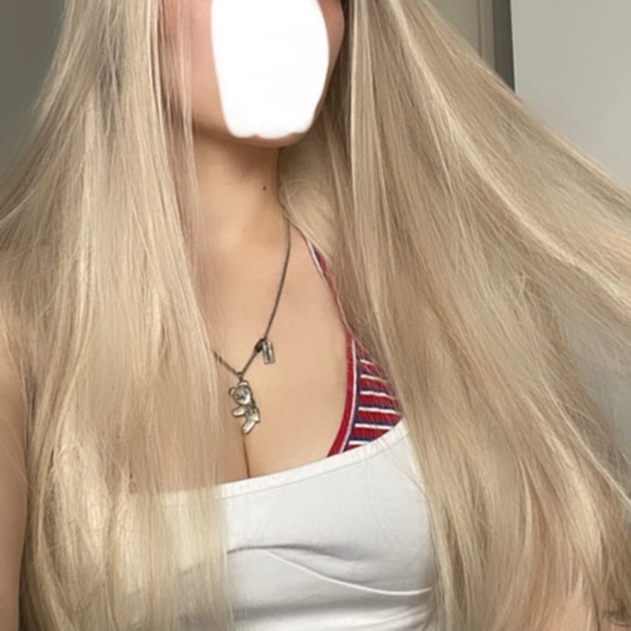 Perruque Bench Blonde with platinum wig - Picture 5 of 5